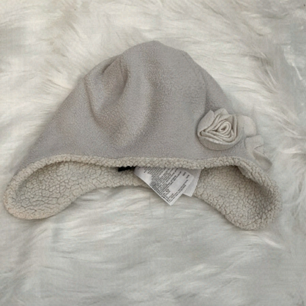 𝅺6/$20 ⭐️ GAP Gray Fleece Sherpa Lined Beanie